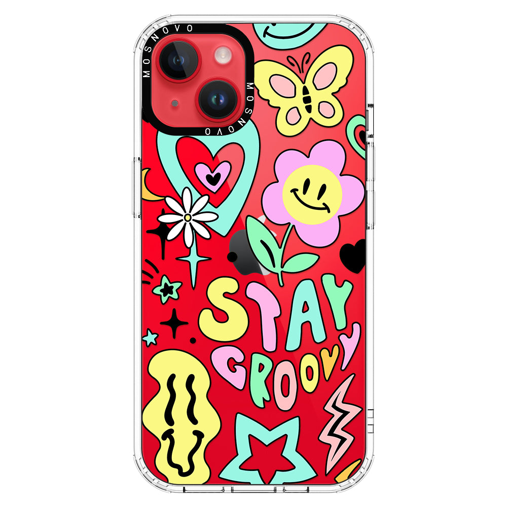 Stay Groovy Phone Case - iPhone 14 Plus Case