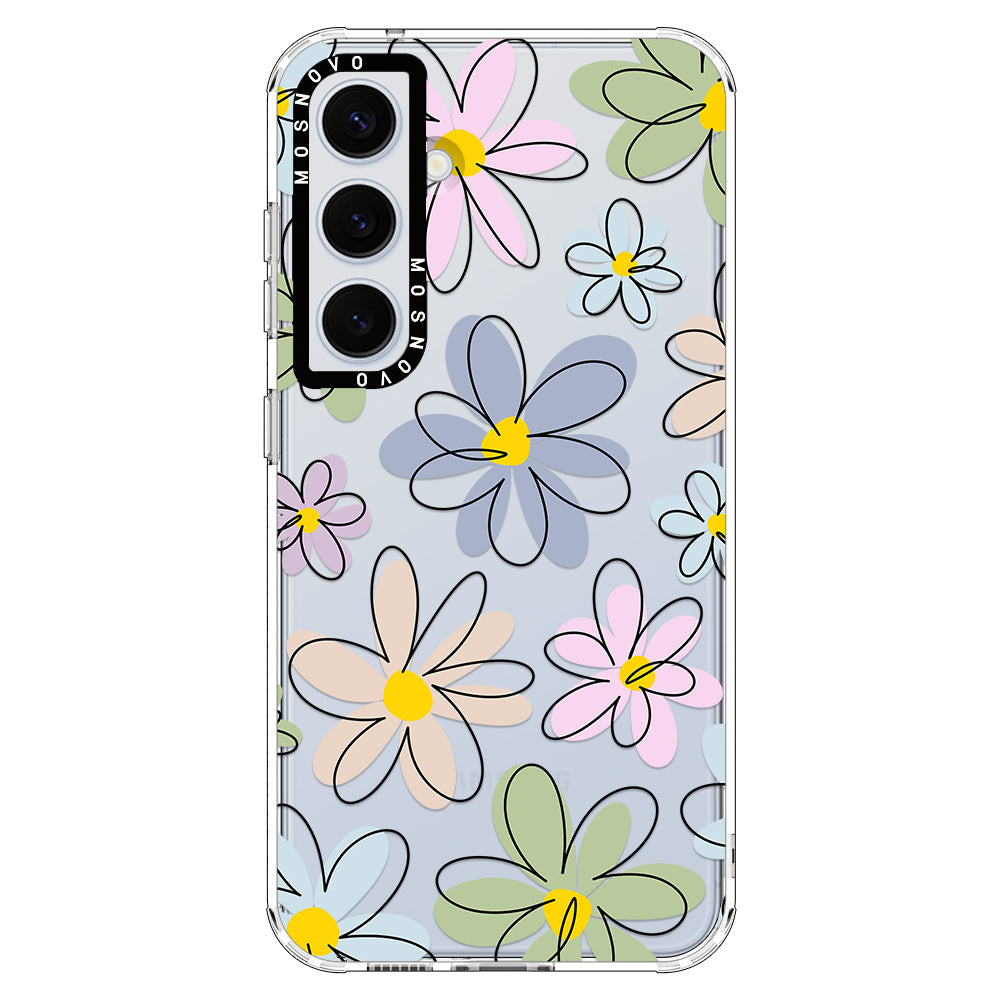 Linear Blooms Phone Case - Samsung Galaxy S24 Case