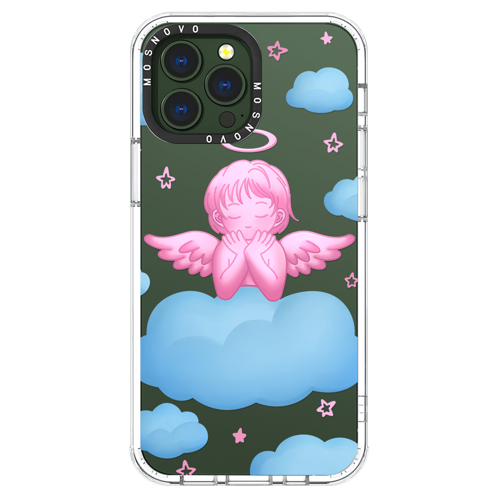 Pink Serenity Angel Phone Case - iPhone 13 Pro Max Case