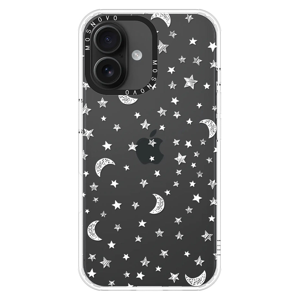 Night Moon Sky Phone Case - iPhone 16 Case - MOSNOVO