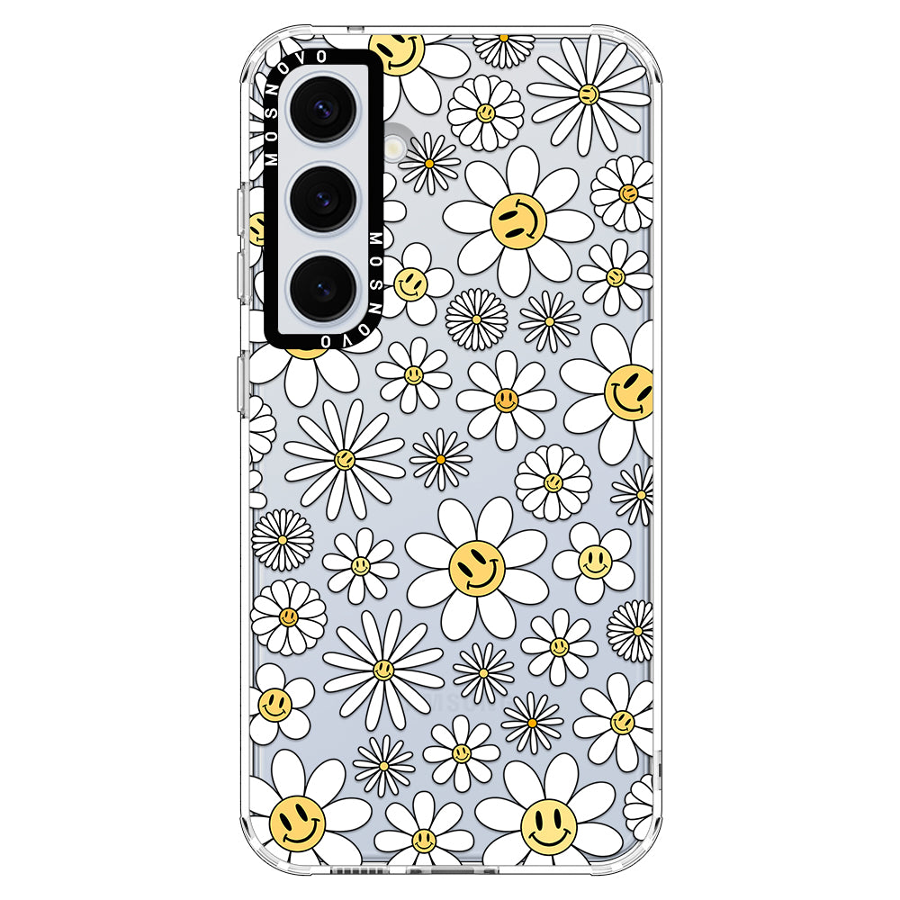 Happy Daisy Blooms Phone Case - Samsung Galaxy S24 Plus Case