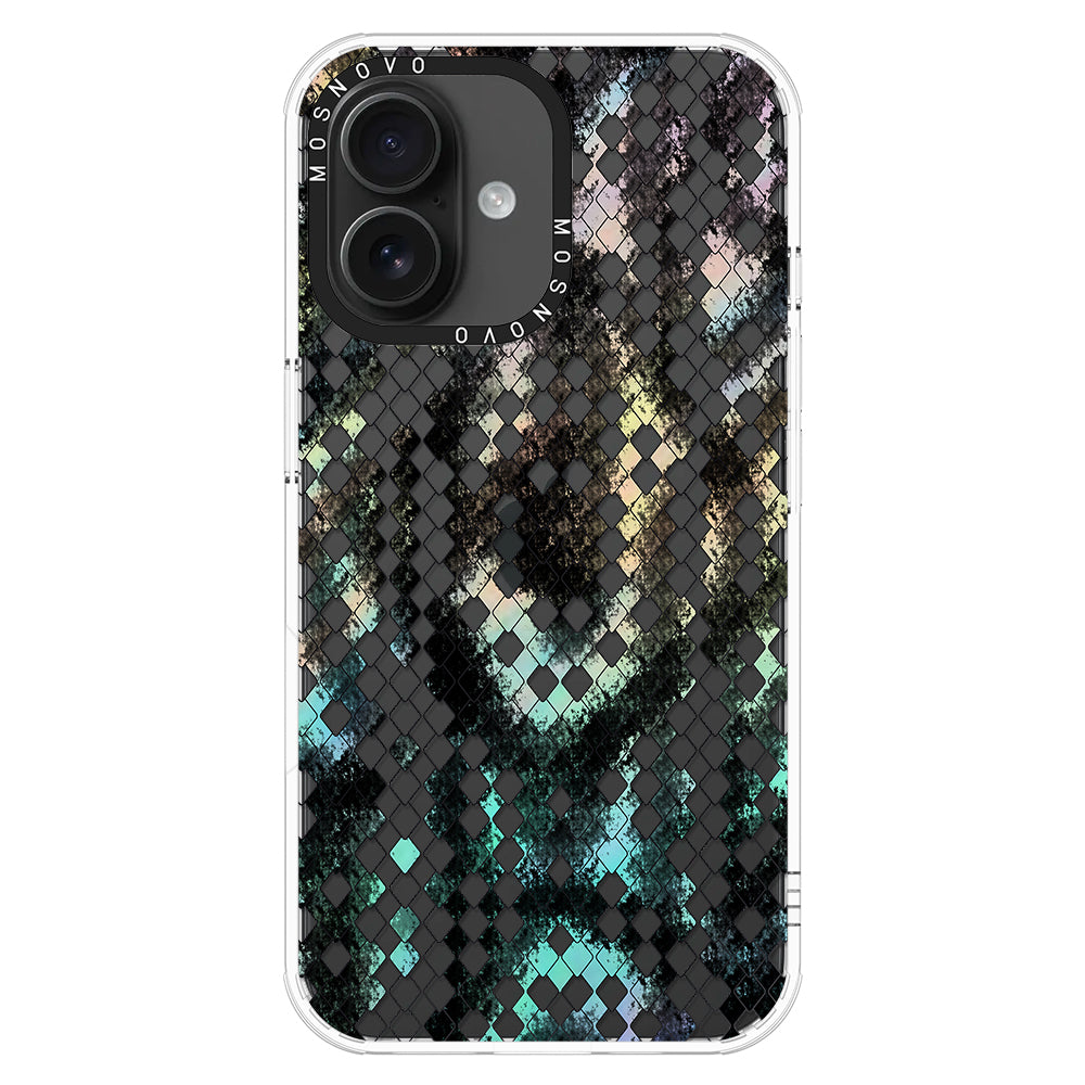 Rainbow Snake Print Phone Case - iPhone 16 Case - MOSNOVO