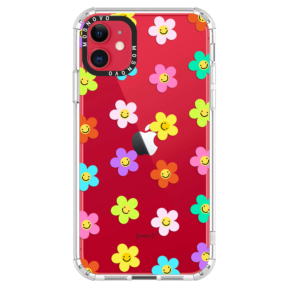 Smile Floral Phone Case - iPhone 11 Case