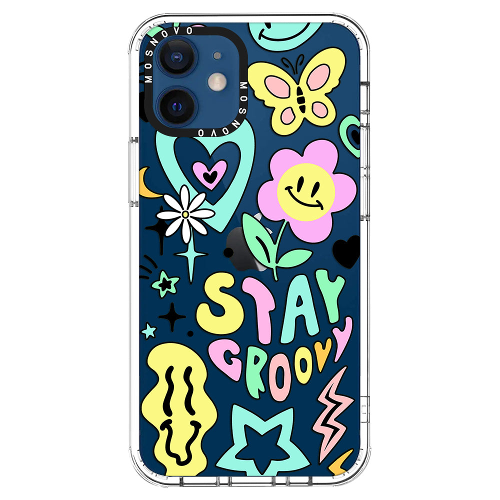 Stay Groovy Phone Case - iPhone 12 Mini Case