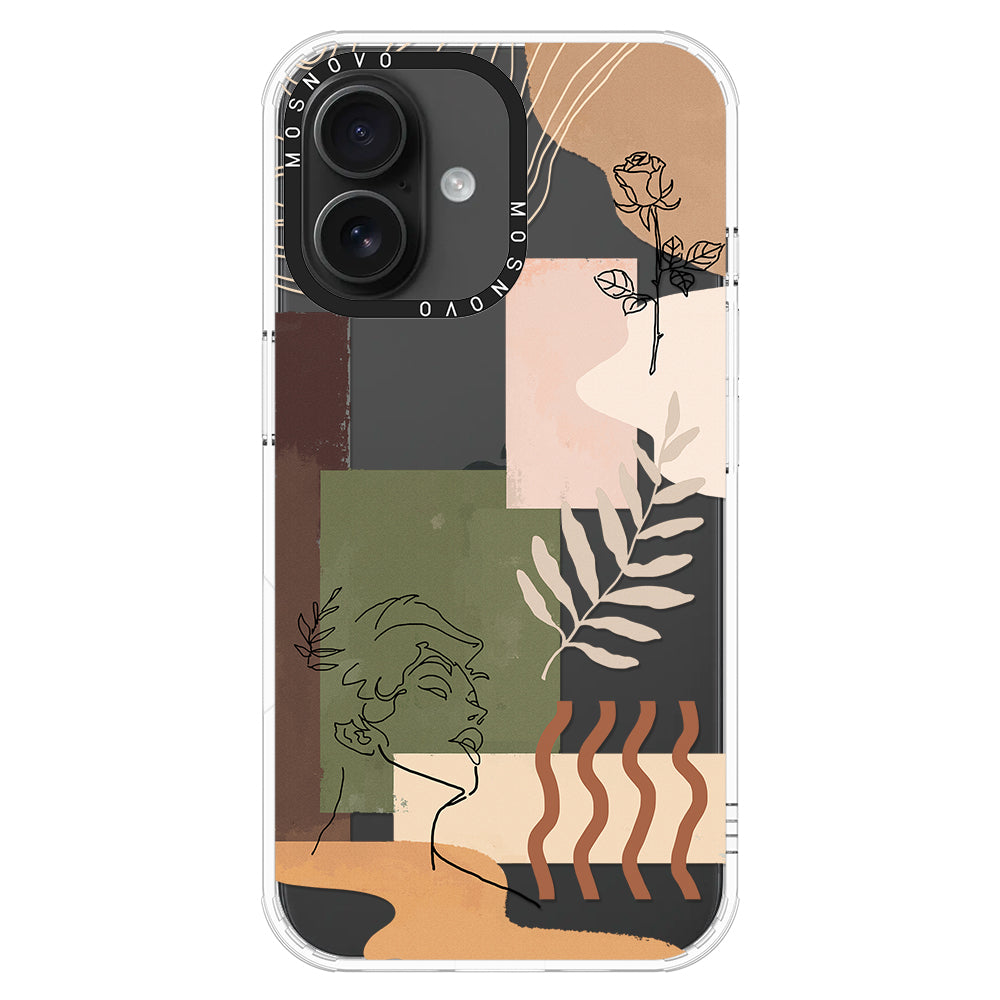 Modern Art Phone Case - iPhone 16 Plus Case - MOSNOVO