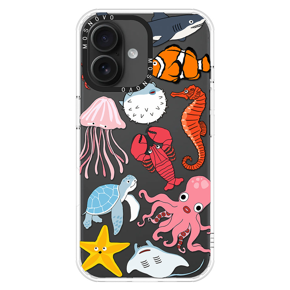 Sea World Phone Case - iPhone 16 Case - MOSNOVO