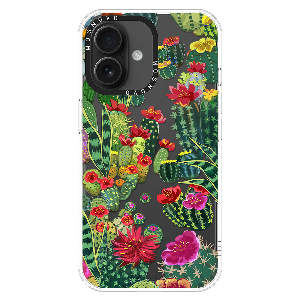 Cactus Garden Phone Case - iPhone 16 Case - MOSNOVO