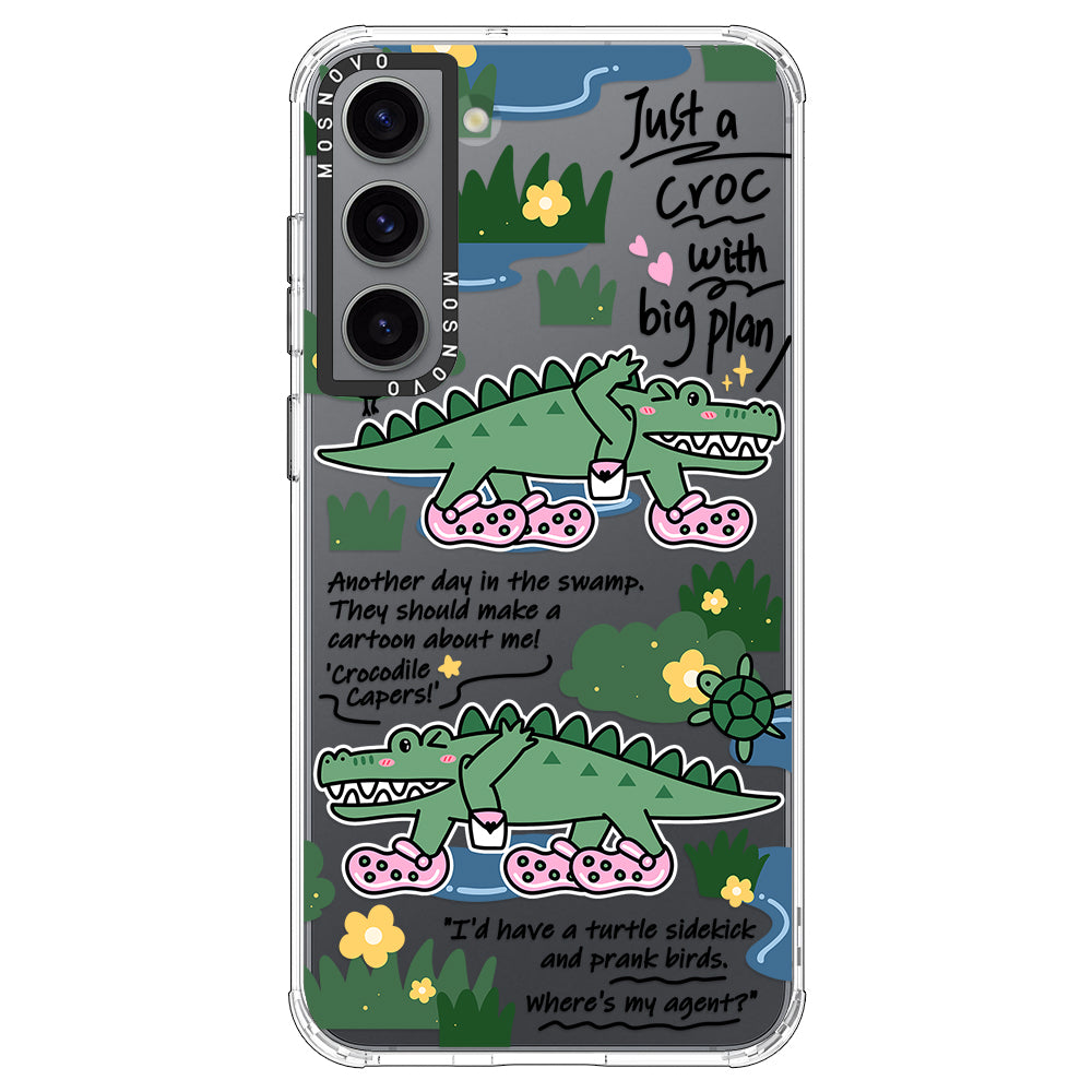 Croc with Big Plan Phone Case - Samsung Galaxy S23 Plus Case