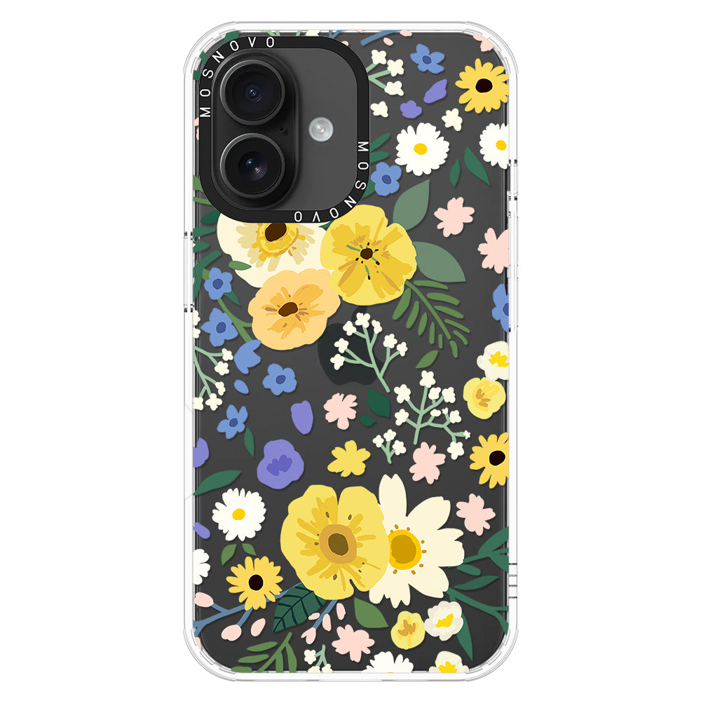 Spring Wild Floral Phone Case - iPhone 16 Plus Case - MOSNOVO