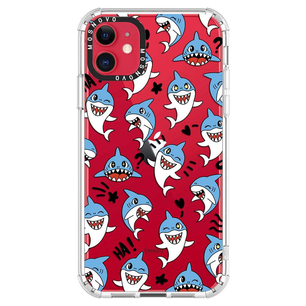 Cute Sharks Phone Case - iPhone 11 Case