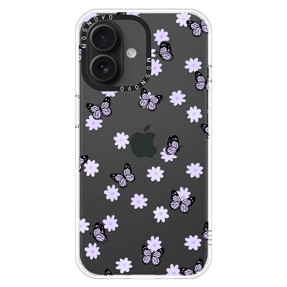 Lilac Butterfly Phone Case - iPhone 16 Case