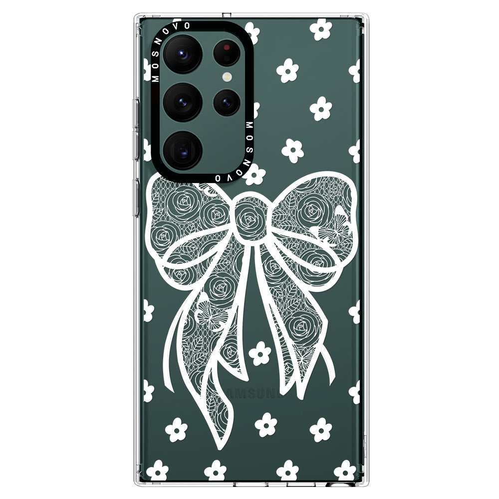 Lacey Bow Phone Case - Samsung Galaxy S22 Ultra Case