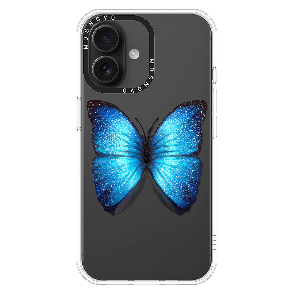 Shimmering Butterfly Phone Case - iPhone 16 Plus Case - MOSNOVO