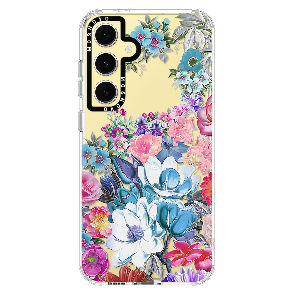 Magnolia Flower Phone Case - Samsung Galaxy S24 FE Case - MOSNOVO