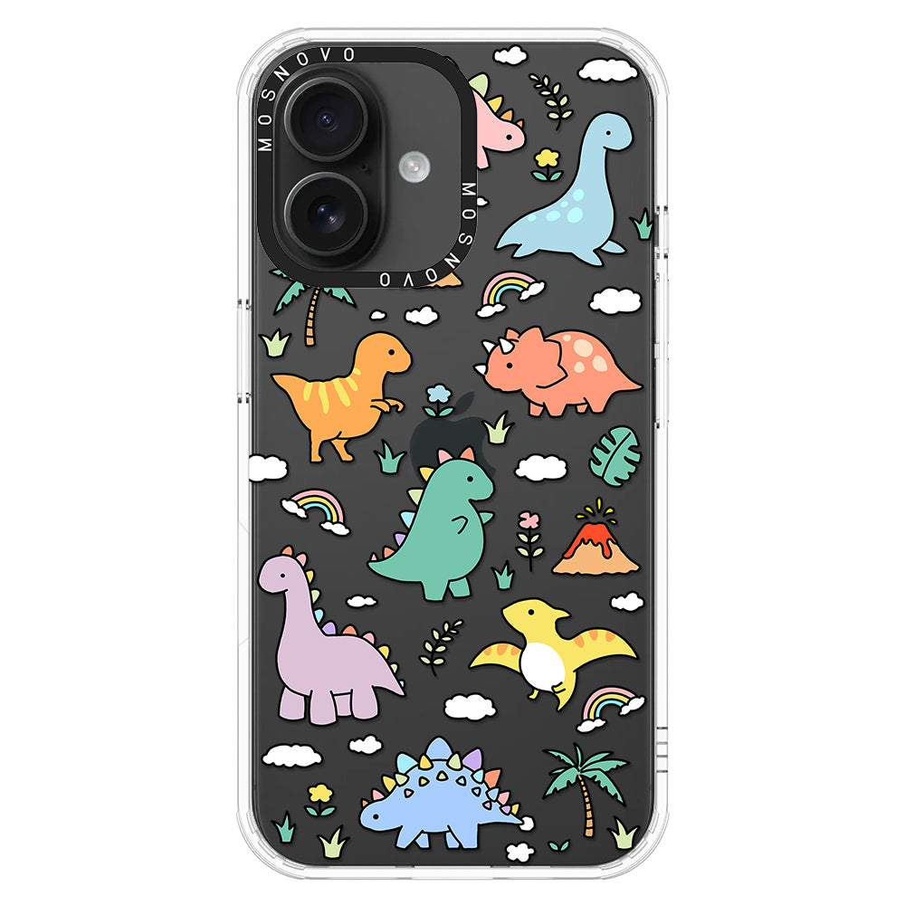 Cute Dinosaur World Phone Case - iPhone 16 Plus Case - MOSNOVO