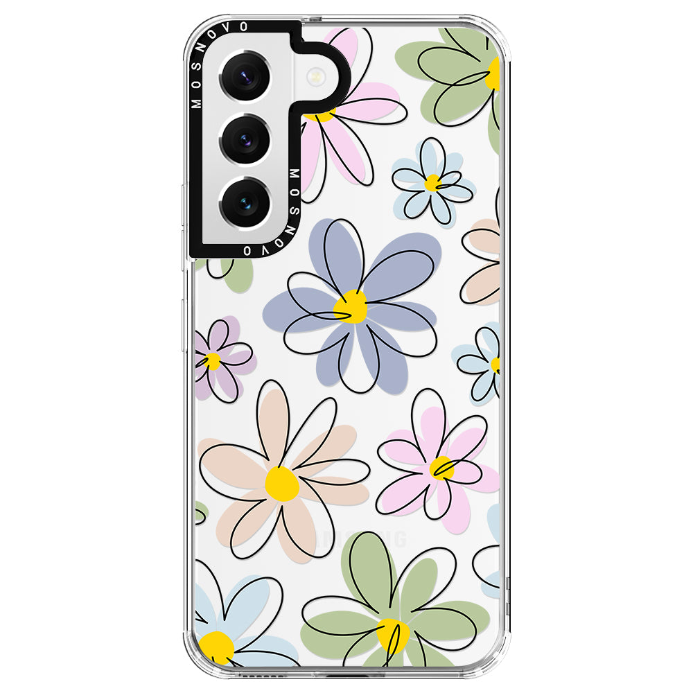 Linear Blooms Phone Case - Samsung Galaxy S22 Plus Case