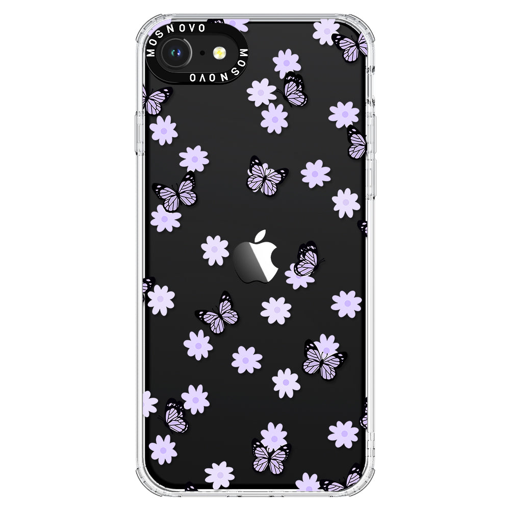 Lilac Butterfly Phone Case - iPhone SE 2022 Case