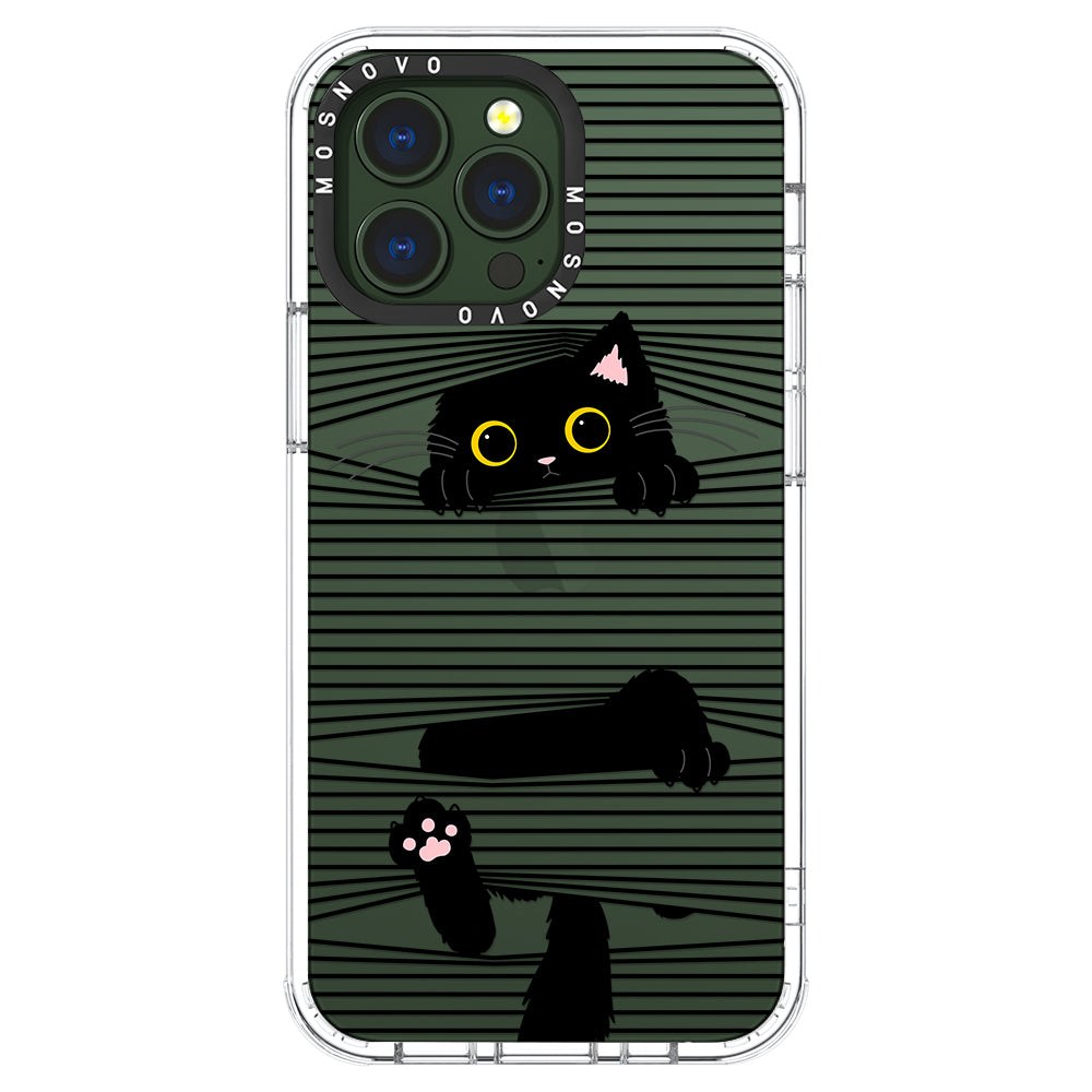 Hidden Black Cat Phone Case - iPhone 13 Pro Case