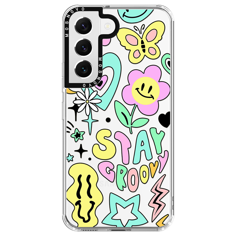 Stay Groovy Phone Case - Samsung Galaxy S22 Plus Case