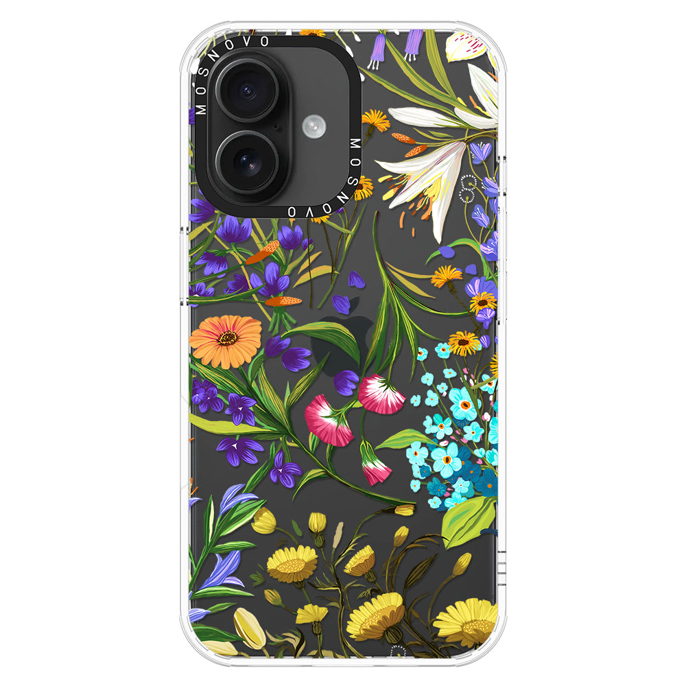 Summer Flower Holidays Phone Case - iPhone 16 Plus Case - MOSNOVO