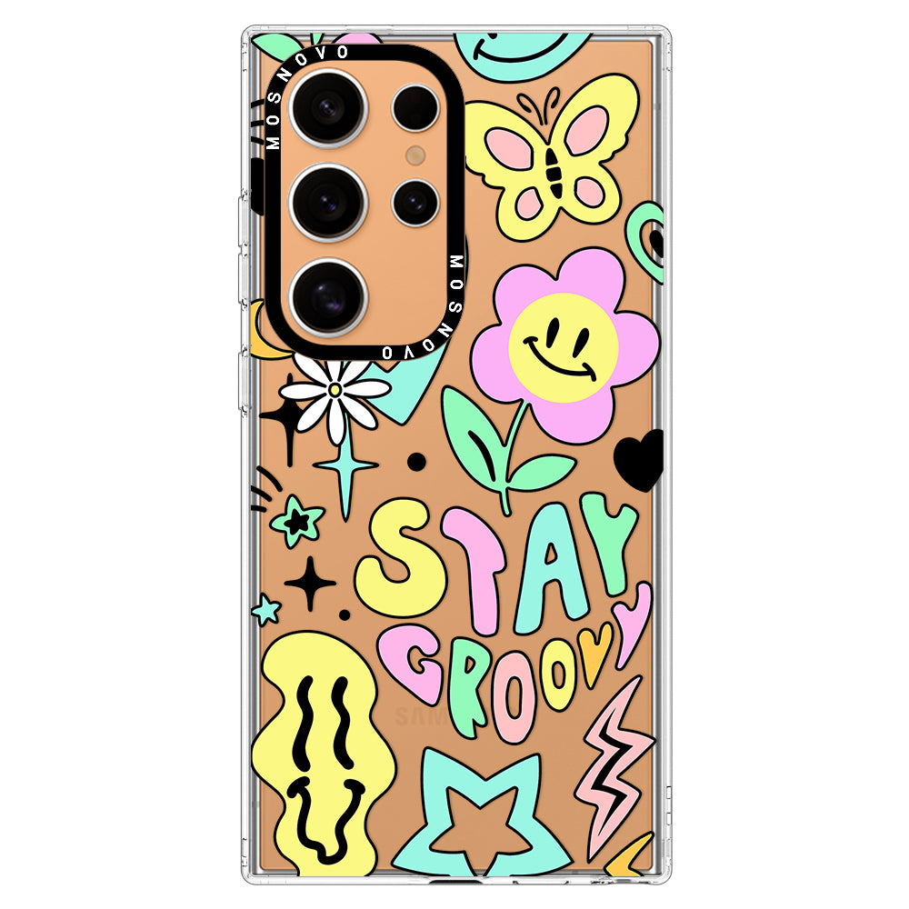 Stay Groovy Phone Case - Samsung Galaxy S24 Ultra Case