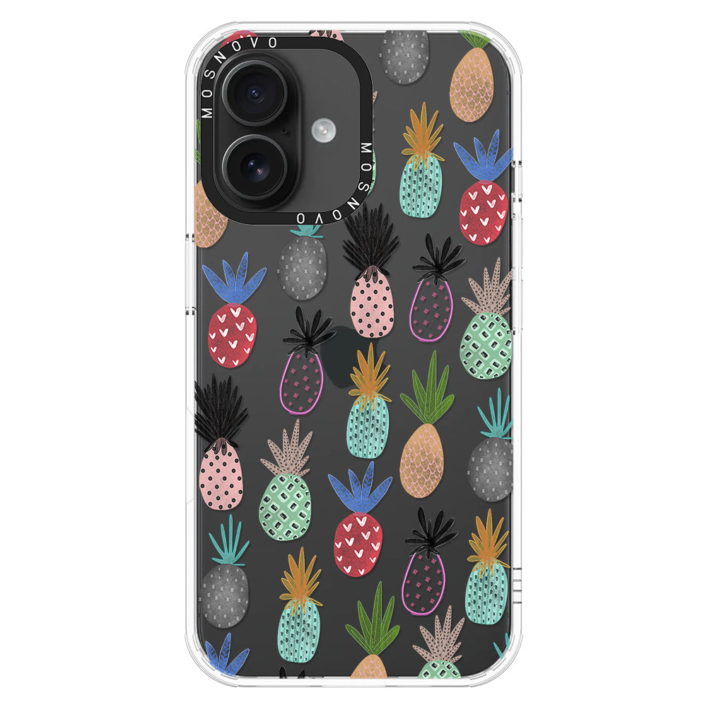 Cute Pineapple Phone Case - iPhone 16 Plus Case - MOSNOVO