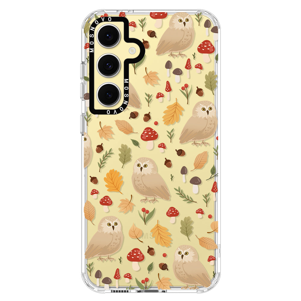 Autumn Owl Phone Case - Samsung Galaxy S24 FE Case - MOSNOVO