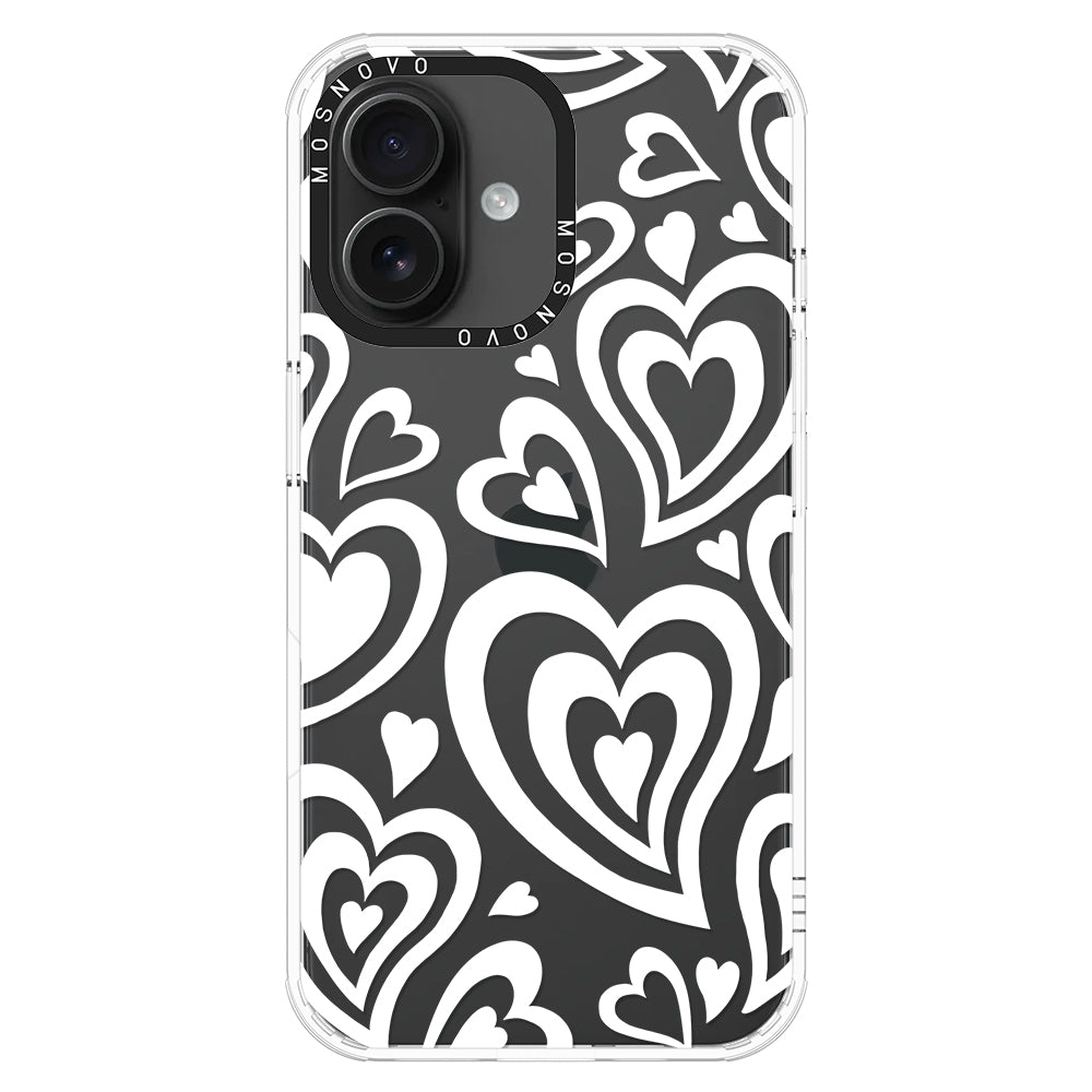 Twist Heart Phone Case - iPhone 16 Plus Case - MOSNOVO