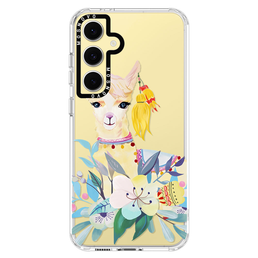 Boho Llama Phone Case - Samsung Galaxy S24 FE Case - MOSNOVO