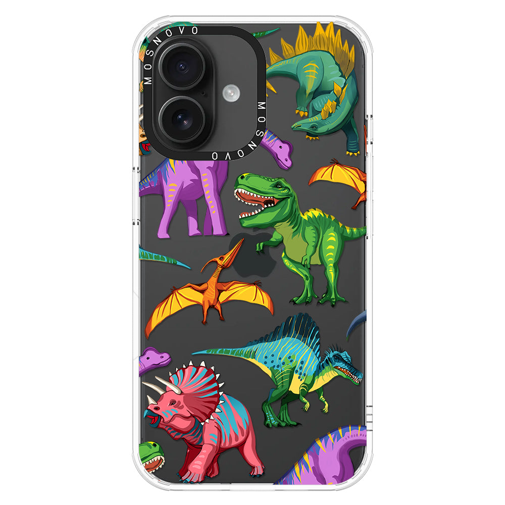 Dinosaur World Phone Case - iPhone 16 Plus Case - MOSNOVO