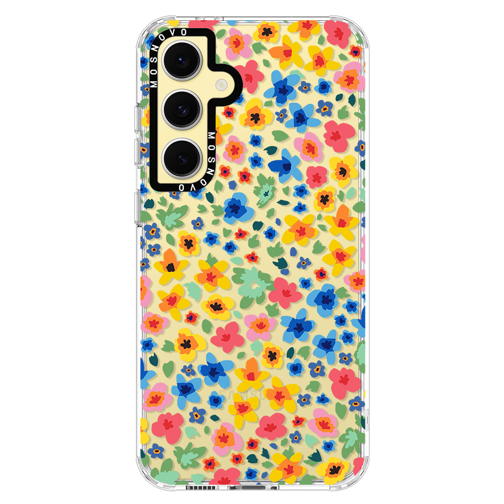 Lovely Floral Flower Phone Case - Samsung Galaxy S24 FE Case - MOSNOVO