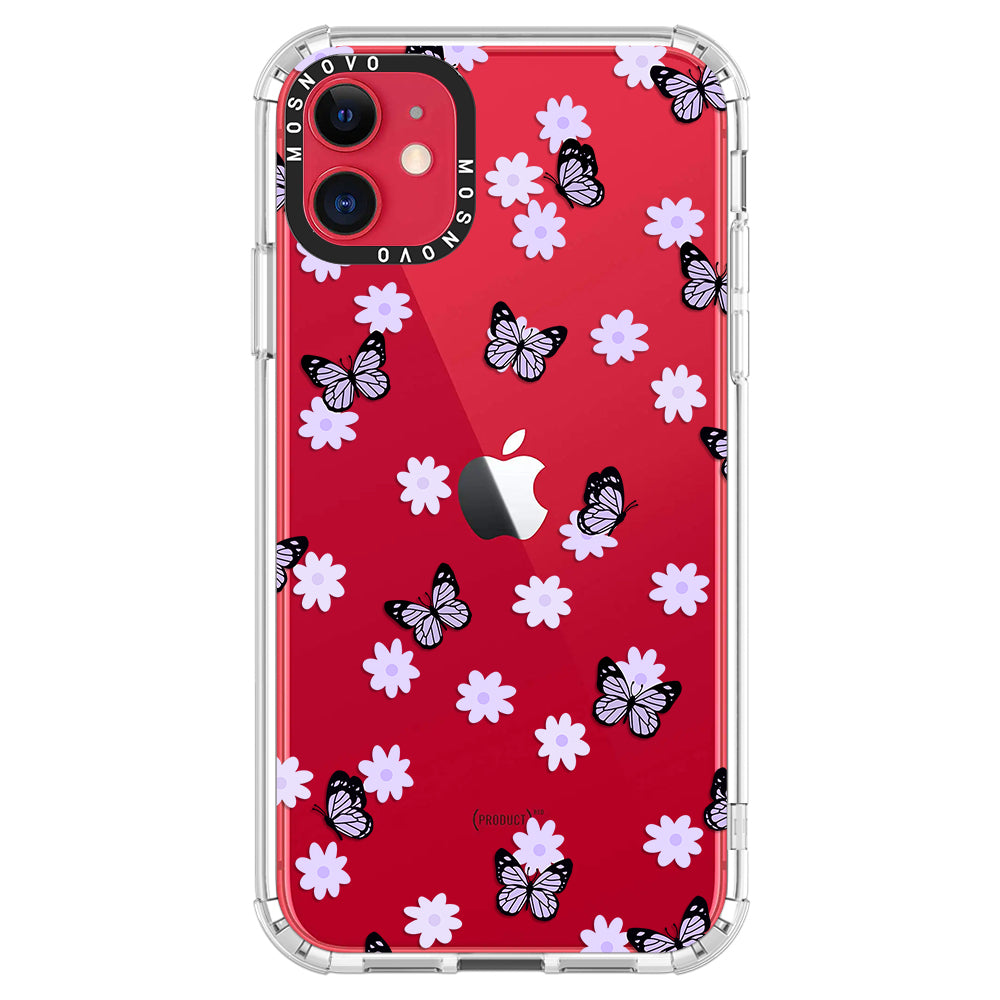 Lilac Butterfly Phone Case - iPhone 11 Case