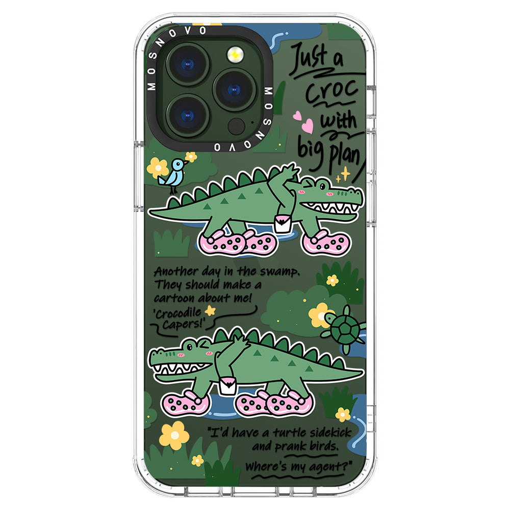 Croc with Big Plan Phone Case - iPhone 13 Pro Case