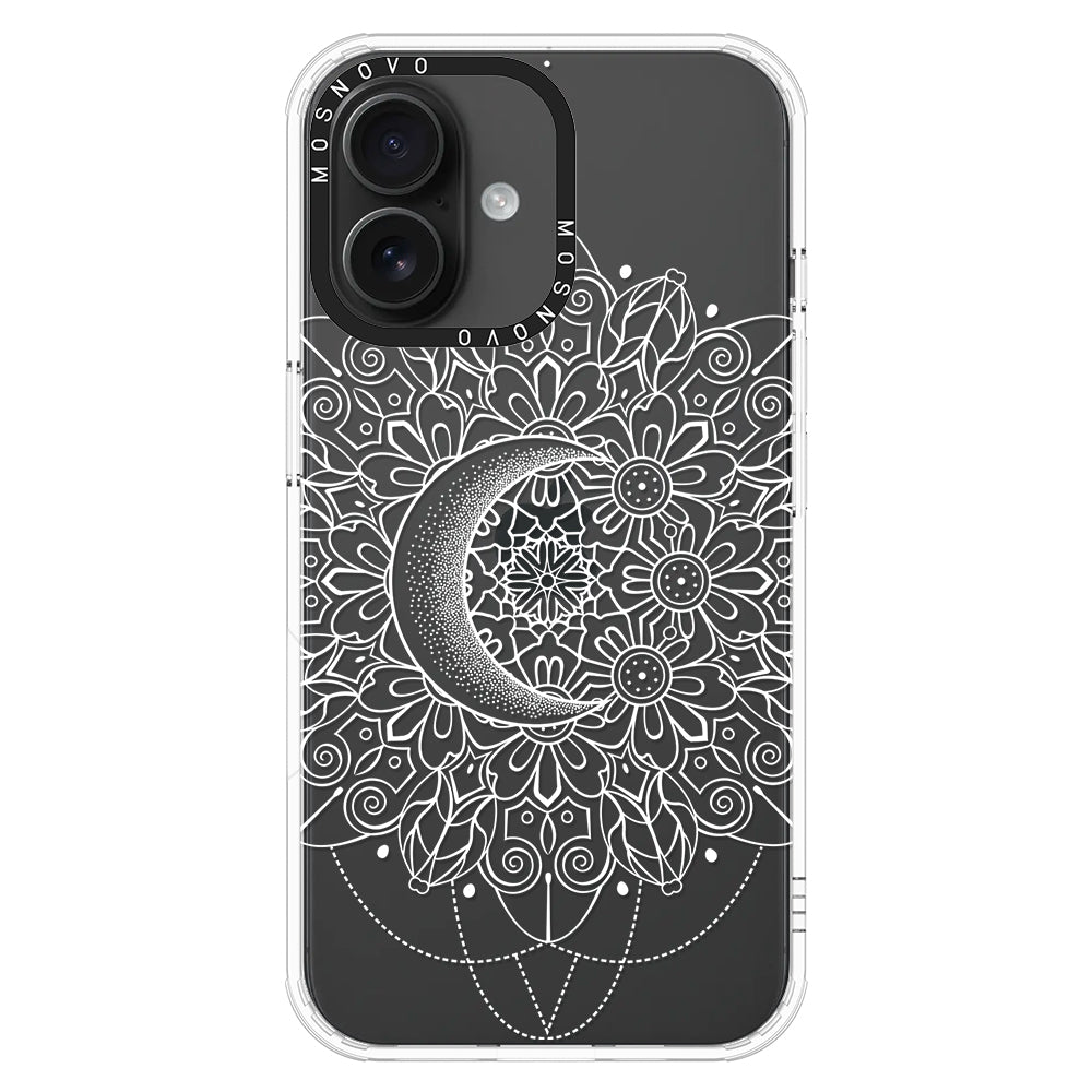 Celestial Moon Mandala Phone Case - iPhone 16 Case - MOSNOVO