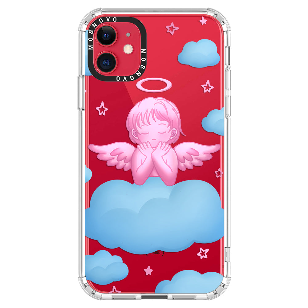 Pink Serenity Angel Phone Case - iPhone 11 Case