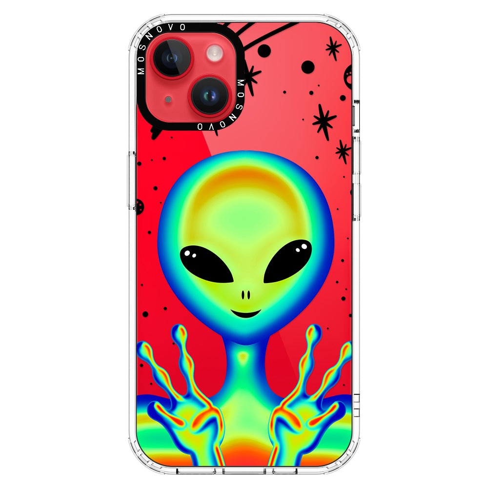 Alien Piece Phone Case - iPhone 14 Plus Case