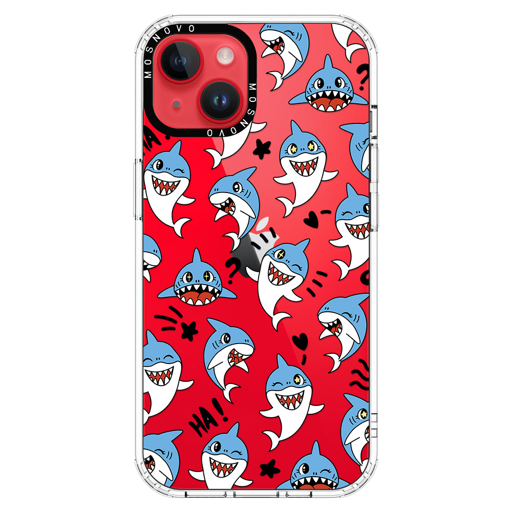 Cute Sharks Phone Case - iPhone 14 Case