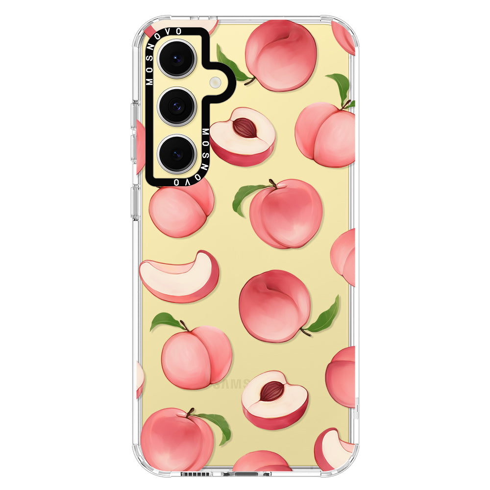 Cute Peach Phone Case - Samsung Galaxy S24 FE Case - MOSNOVO