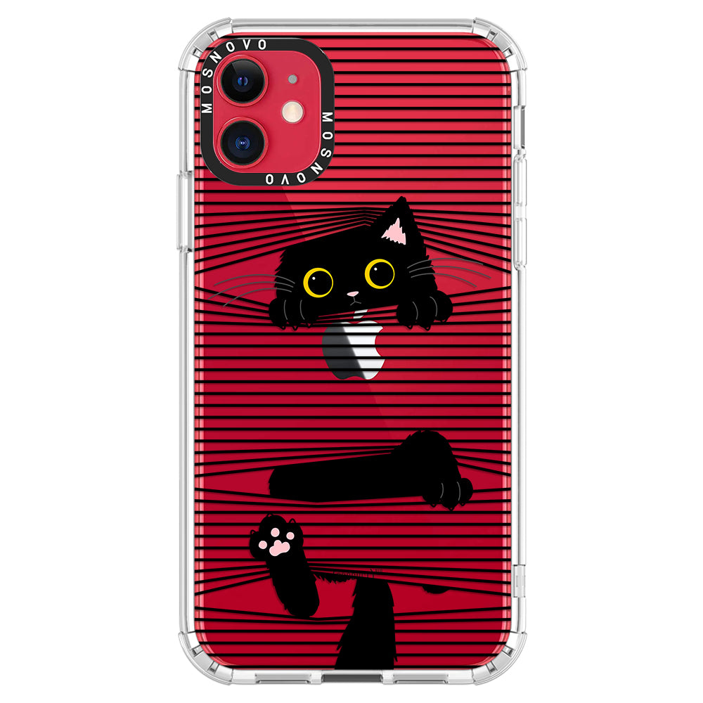 Hidden Black Cat Phone Case - iPhone 11 Case