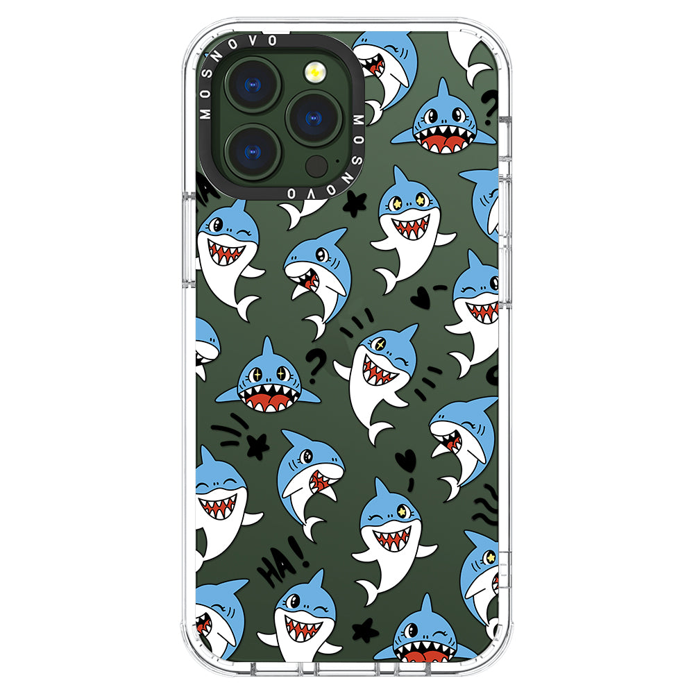 Cute Sharks Phone Case - iPhone 13 Pro Max Case