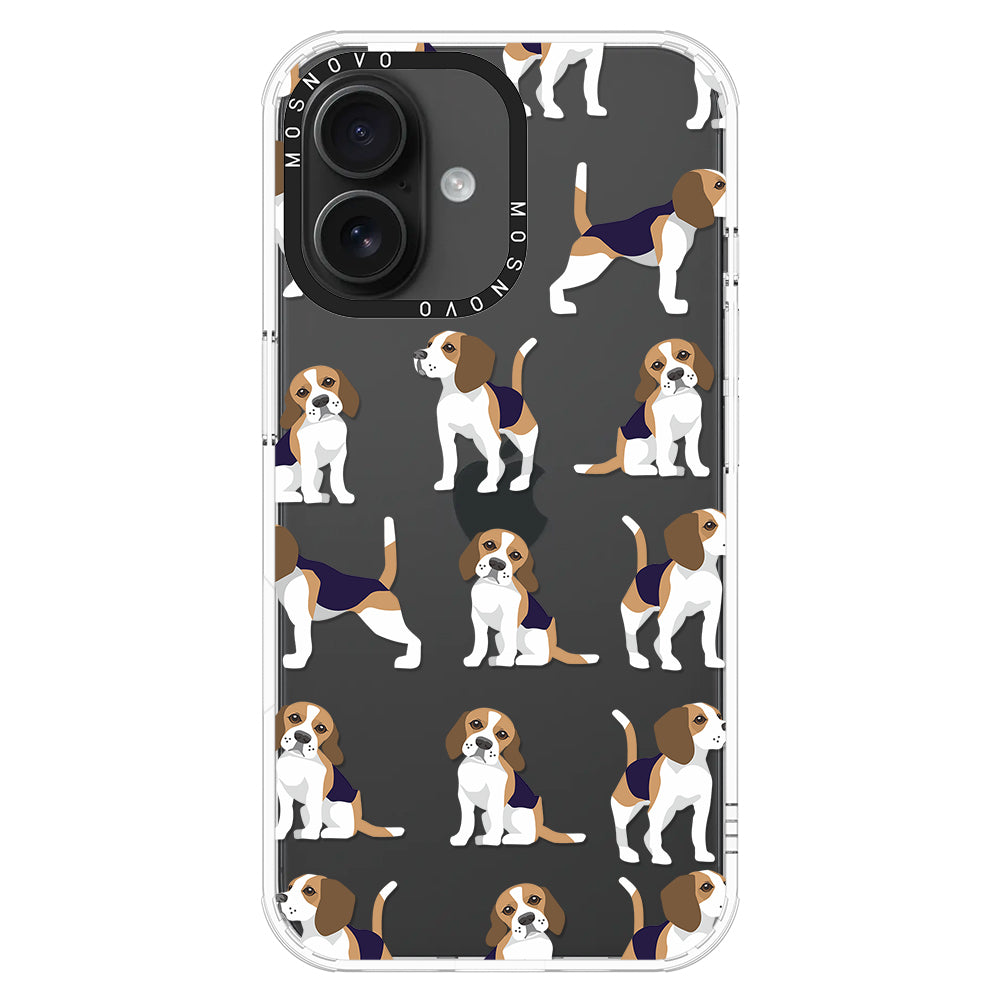 Cute Beagles Phone Case - iPhone 16 Case - MOSNOVO