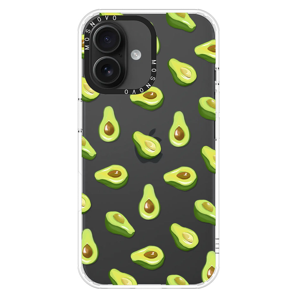 Fleshy Avocado Phone Case - iPhone 16 Plus Case - MOSNOVO