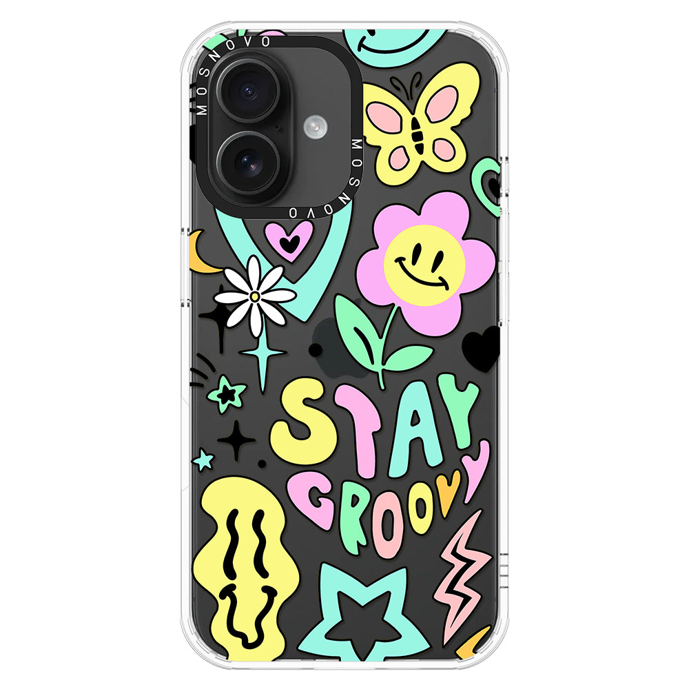 Stay Groovy Phone Case - iPhone 16 Plus Case