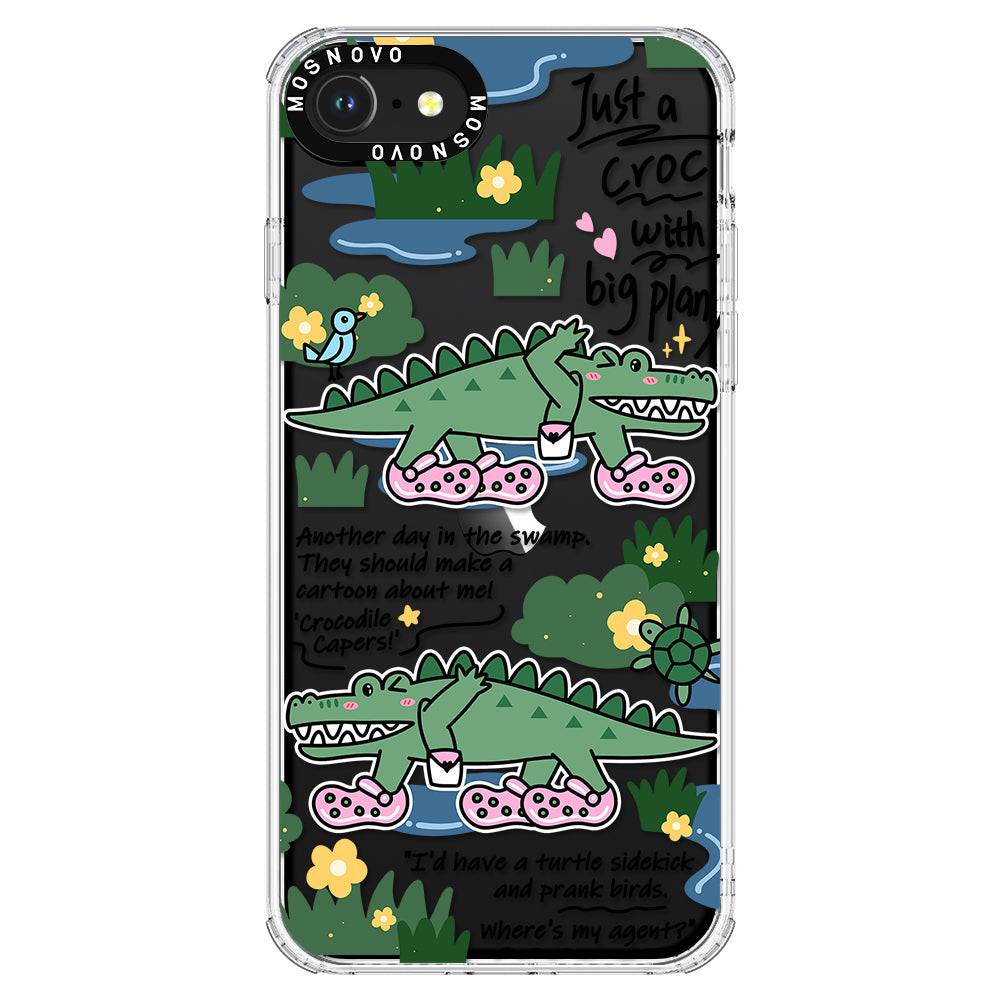 Croc with Big Plan Phone Case - iPhone SE 2022 Case