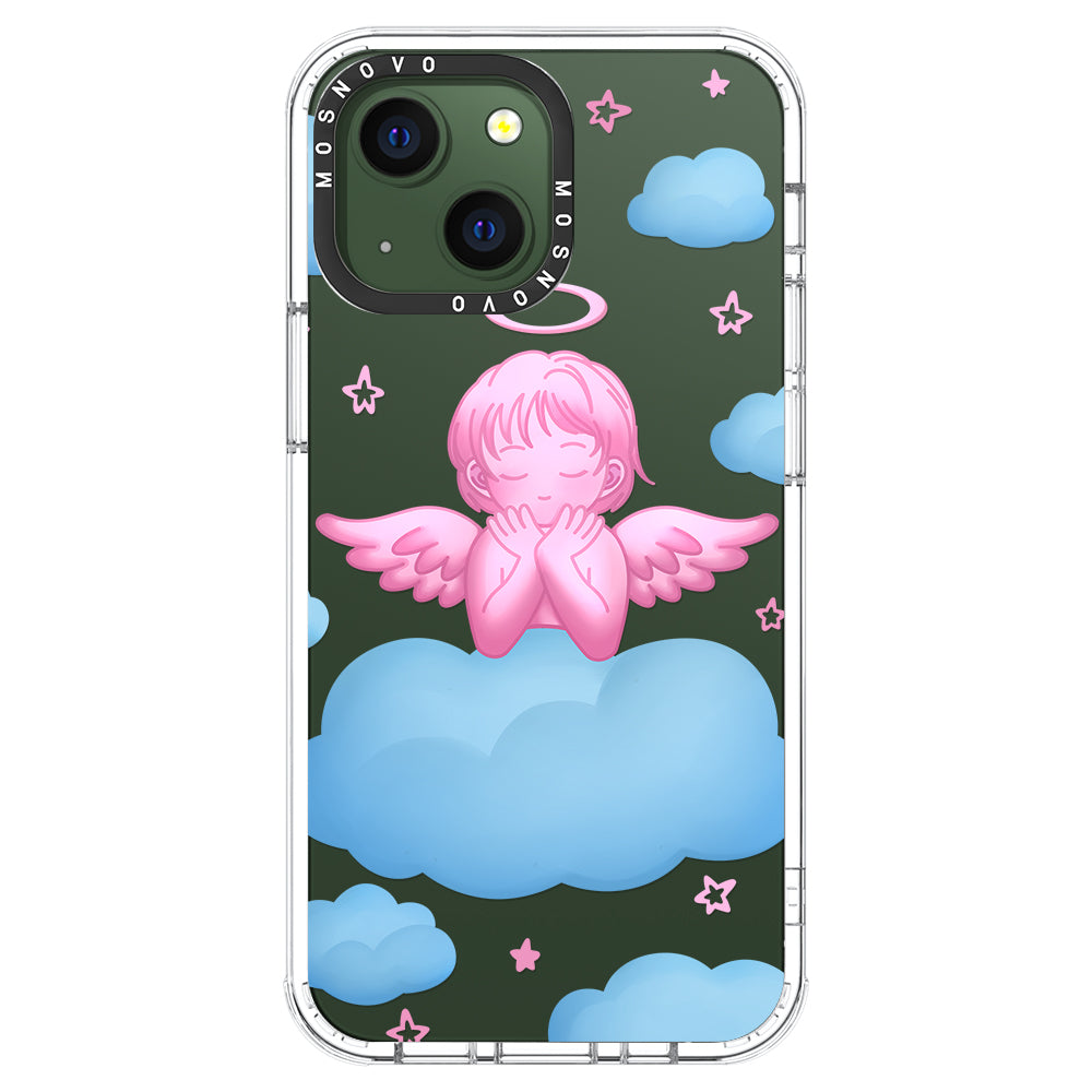 Pink Serenity Angel Phone Case - iPhone 13 Case