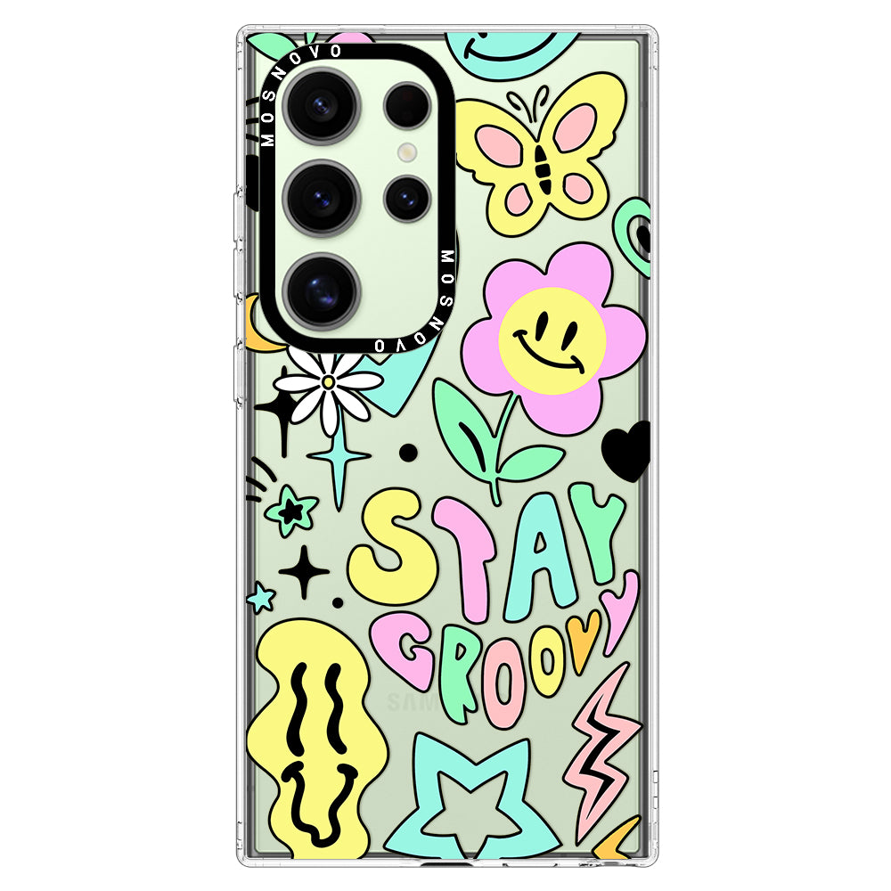 Stay Groovy Phone Case - Samsung Galaxy S24 Ultra Case