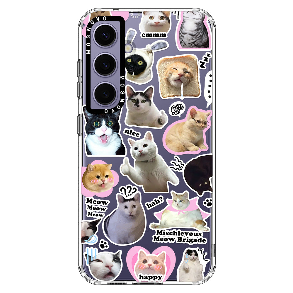 The Cat Brigade Phone Case - Samsung Galaxy S24 Plus Case