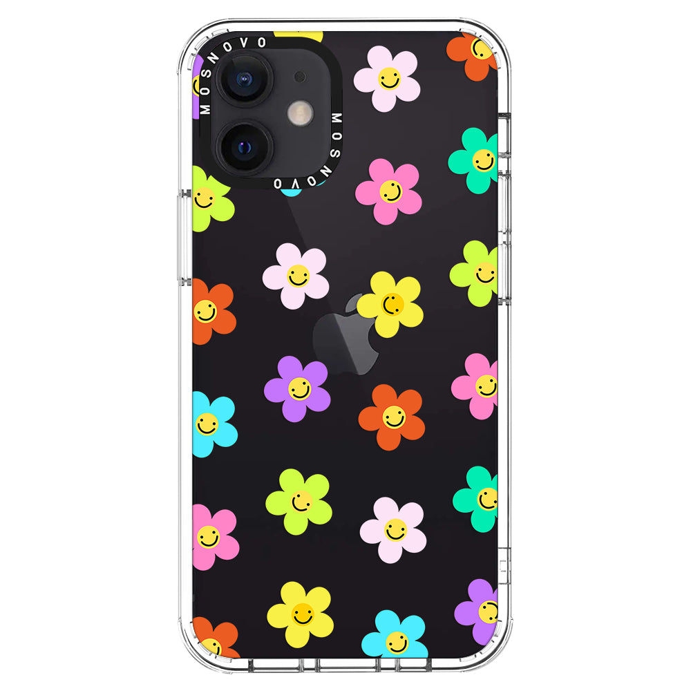 Smile Floral Phone Case - iPhone 12 Mini Case