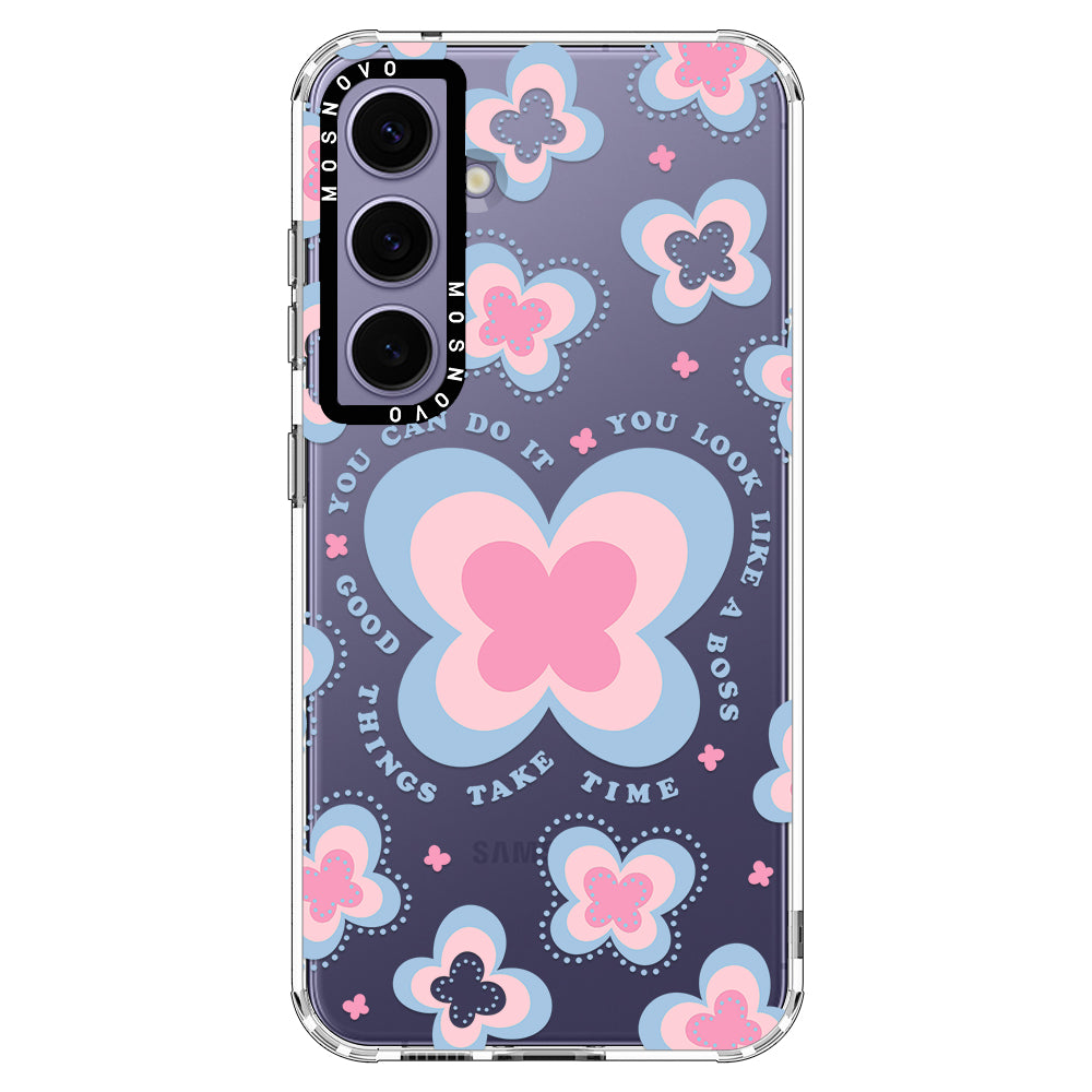 Blooming Butterflies Phone Case - Samsung Galaxy S24 Plus Case