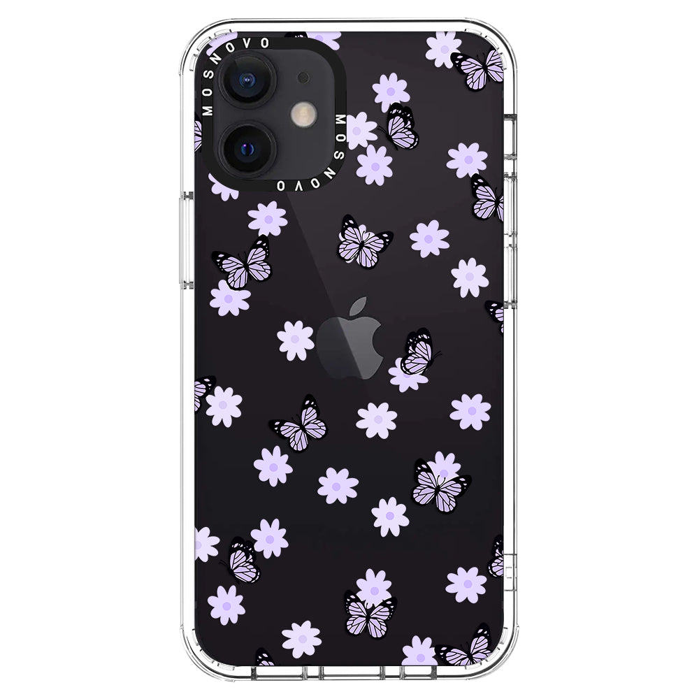 Lilac Butterfly Phone Case - iPhone 12 Pro Case